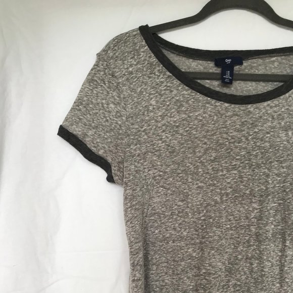 Grey Ringer Tee - Picture 4 of 4